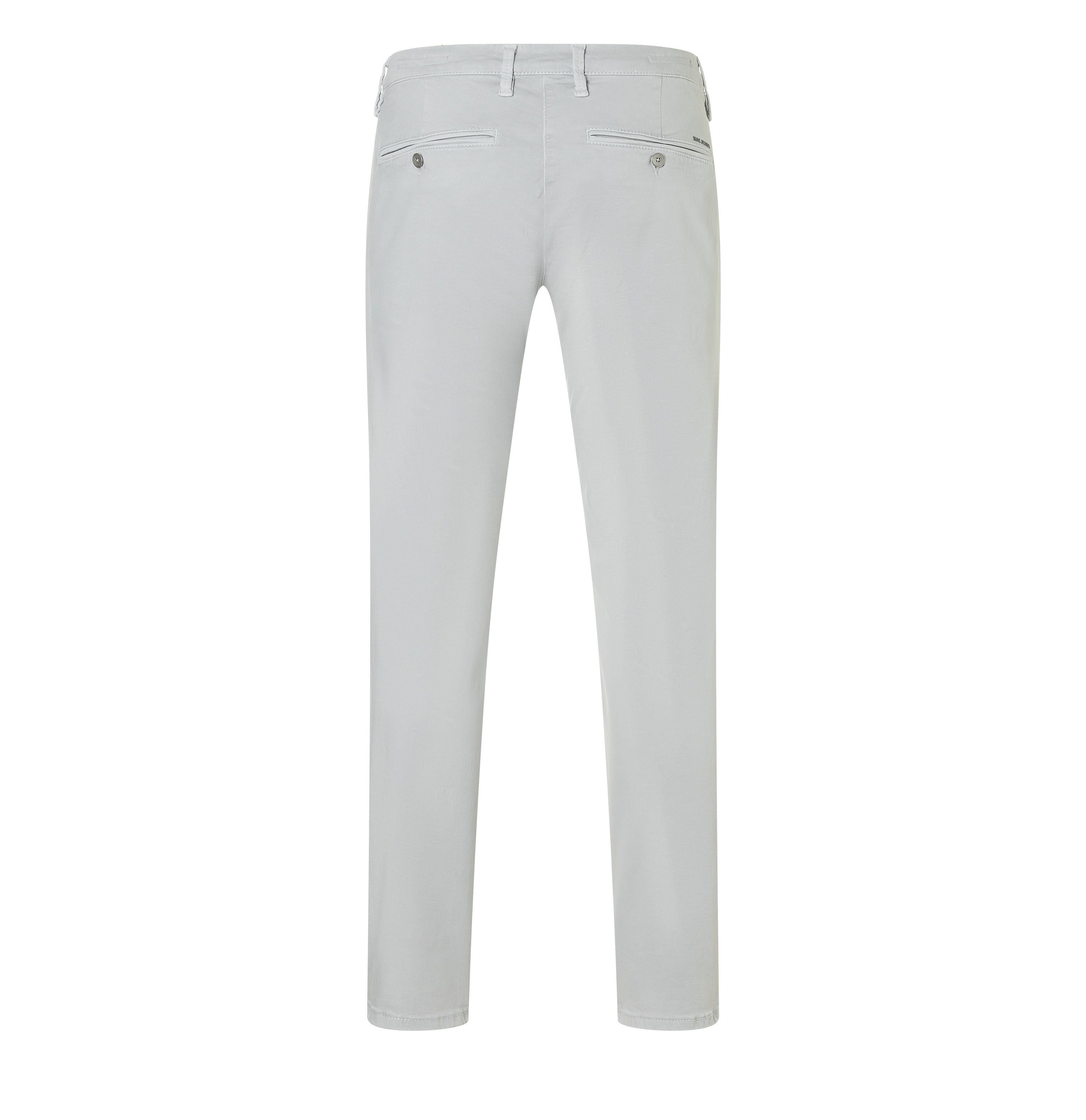 Ultimate driver pants in a chino design. | Driver Pants | silver grey | Back view of bust