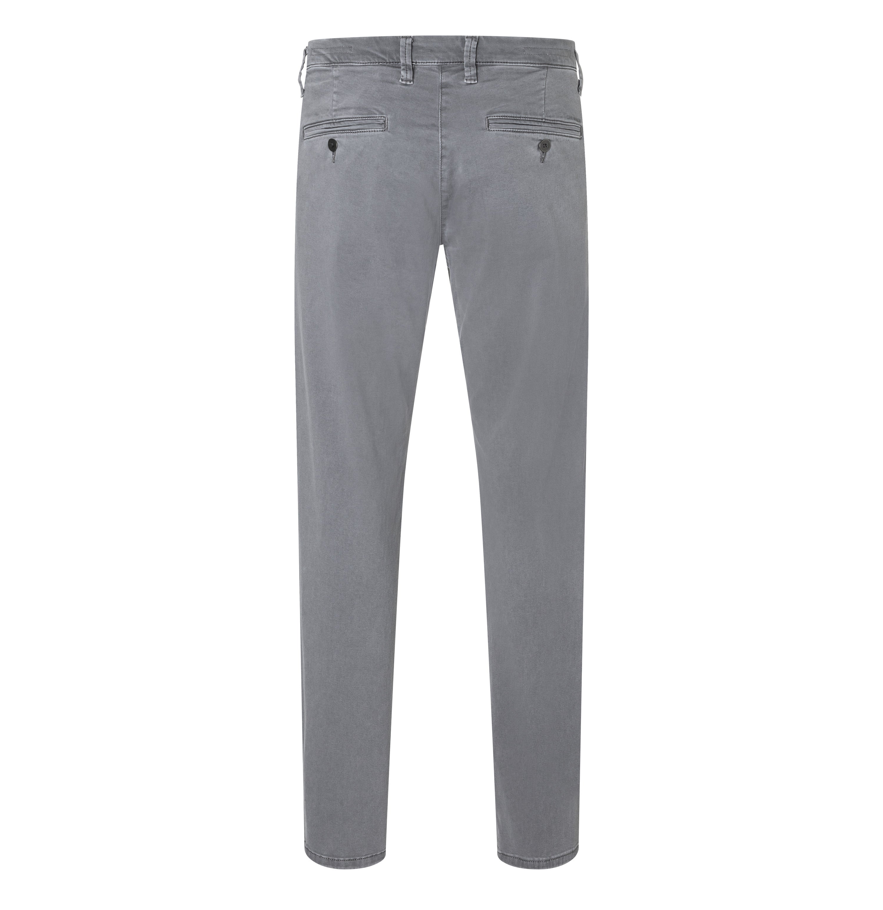 Ultimate driver pants in a chino design. | Driver Pants | light storm grey | Back view of bust