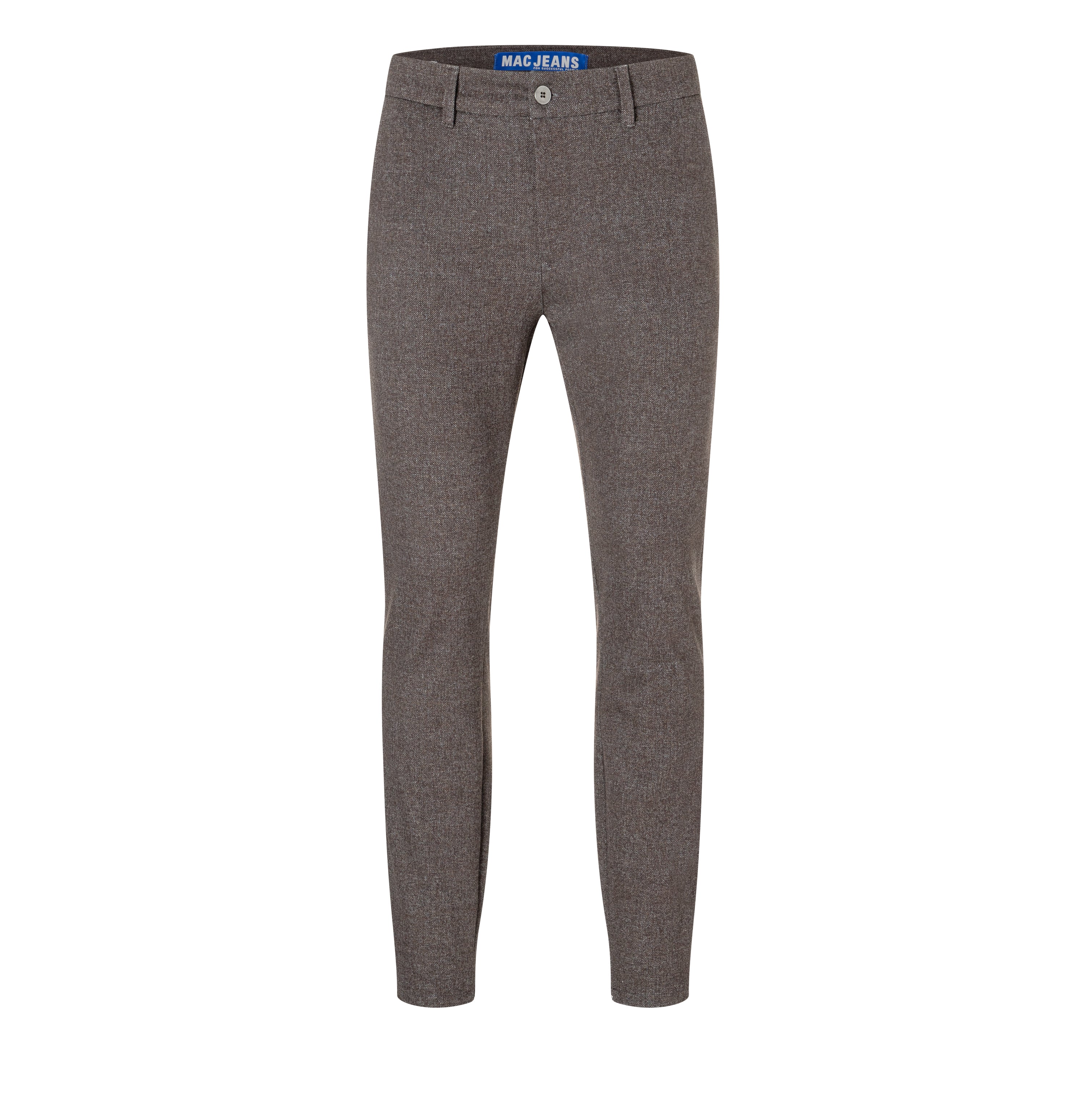 Finely patterned chino made of soft jersey. | S-NAME | S-FBBZ | Front view of bust